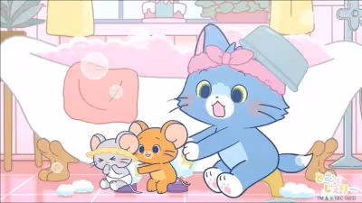 Tom to Jerry Gokko – Episode 4: (あわあわ！バスタイム) 