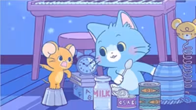 Tom to Jerry Gokko – Episode 5: (ねむれぬ夜) 