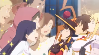 Kono Subarashii Sekai ni Shukufuku wo! 2 – Episode 8: Kono Itaitashii Machi de Kankou wo! 