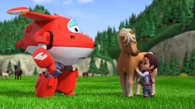 Chuldong! Super Wings 8 – Episode 1: Wild Horse Heroes