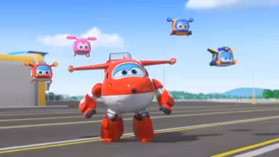 Chuldong! Super Wings 9 – Episode 9: Playing Police and Firefighters