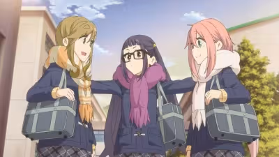 Yuru Camp△ Season 2 – Episode 9: Fuyu no Owari to Shuppatsu no Hi 
