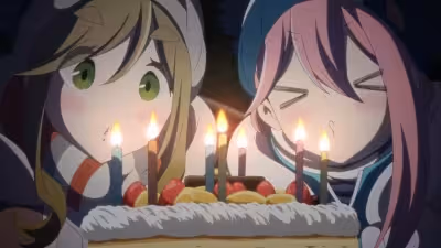 Yuru Camp△ Season 2 – Episode 12: Izu Kyan!!! Birthdays! 