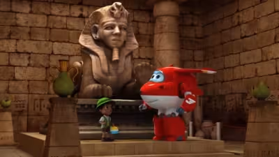 Chuldong! Super Wings – Episode 14: The Pyramid Kid