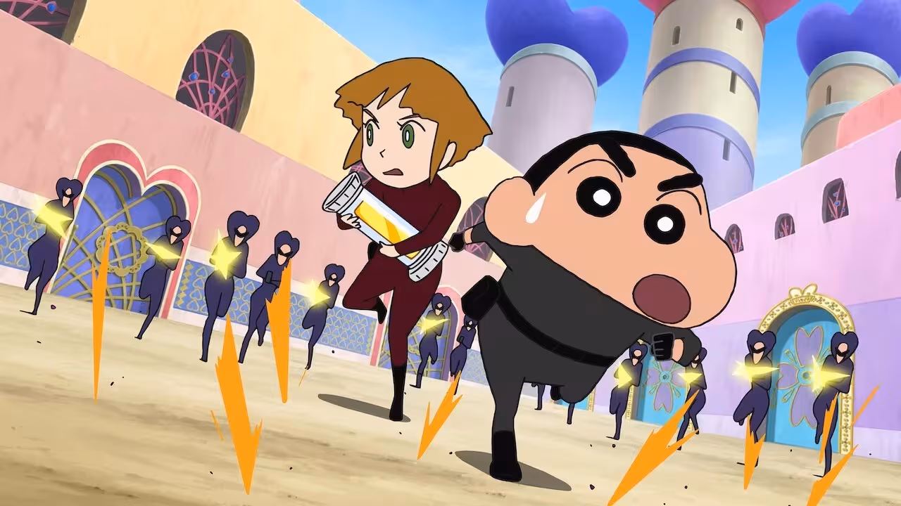 Crayon Shin-chan Movie 19: Arashi wo Yobu Ougon no Spy Daisakusen
